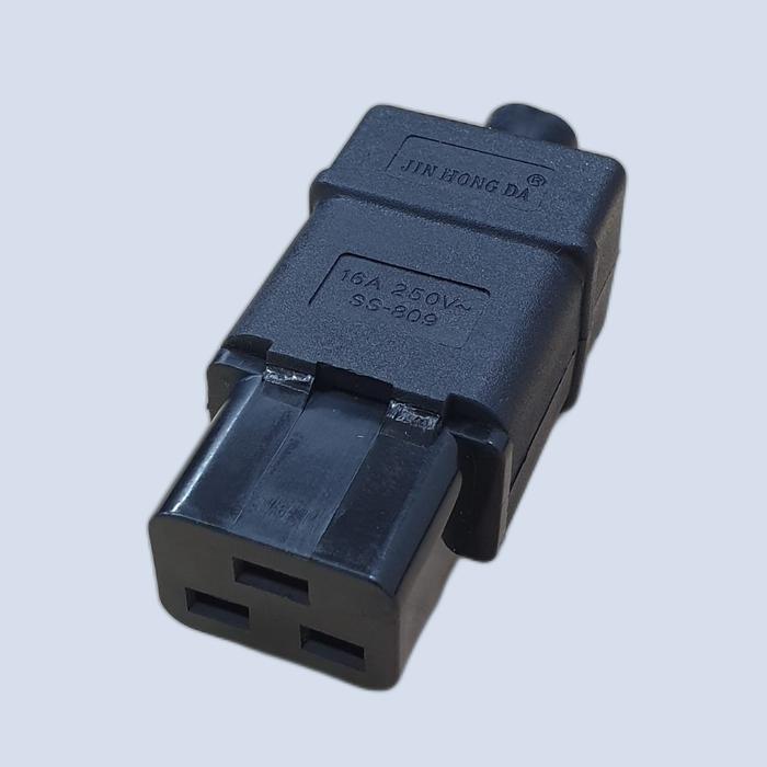 Gambar Konektor Power Soket Jack IEC C20 Male / C19 Female 250V 16A - C19 FEMALE dari OBREN SHOP undefined Tokopedia