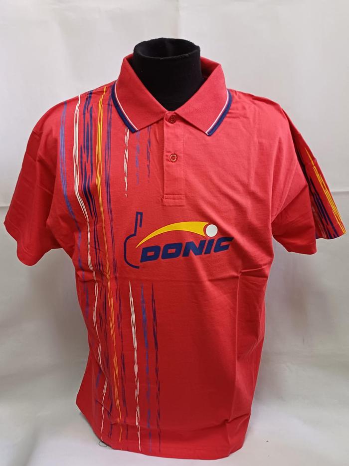 Gambar Donic Shirt SALE  / baju tenis meja pingpong - Polo Shirt Red, XL dari Asta Sport Donic Store undefined Tokopedia