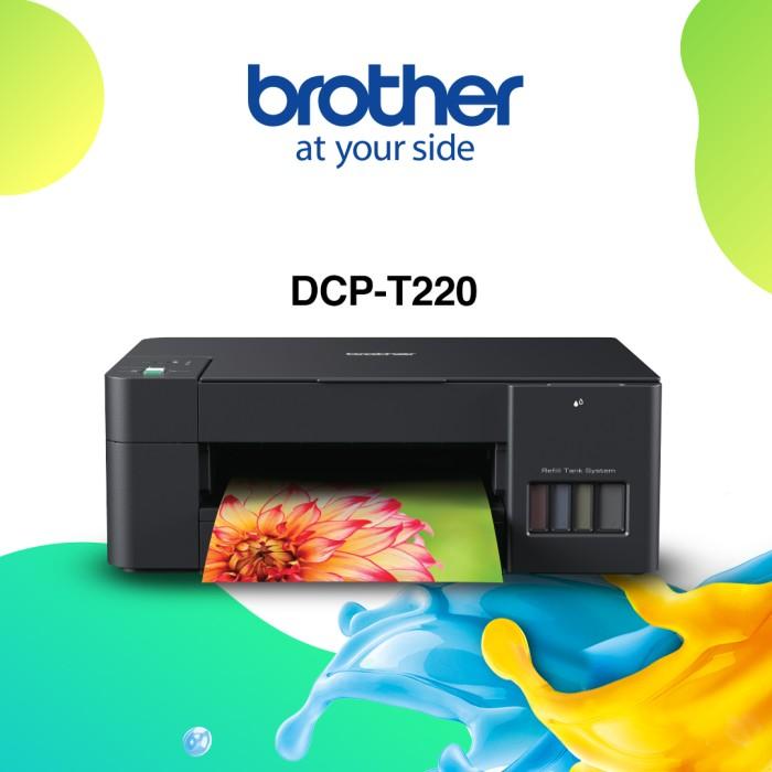 Gambar Brother Printer Ink Tank DCP-T720DW A4 WiFi - All In  One (Print, Scan, Copy) - DCP-T220, Bundle Normal dari Plaza IT Store undefined Tokopedia