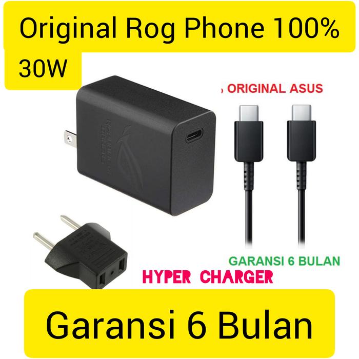 Jual Charger 30W ROG PHONE Hyper Charger Cable Type-C to C