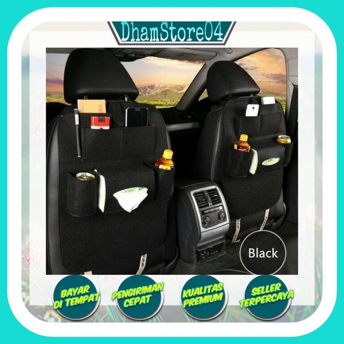 Gambar Car Seat Organizer | Tas Mobil Multifungsi Belakang Jok - Abu-abu dari Dhamstore04 undefined Tokopedia