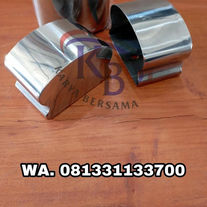 Jual Tutup stainless pegangan pvc profil kayu railing tangga stainless ...