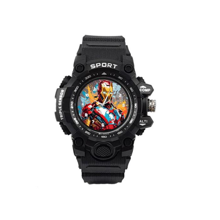 Gambar Jam tangan anak laki laki anti air iron man - IM 1 dari hahatoysofficial undefined Tokopedia