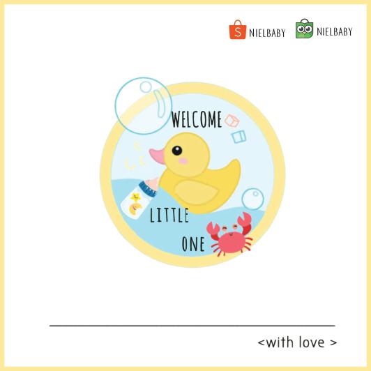 Gambar Kartu ucapan khusus customer Nielbaby - Welcome baby dari nielbaby undefined Tokopedia
