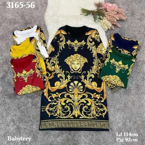 Gambar Atasan Wanita Tunik Leopard - TunikVeraHitam dari playwithkiddos undefined Tokopedia