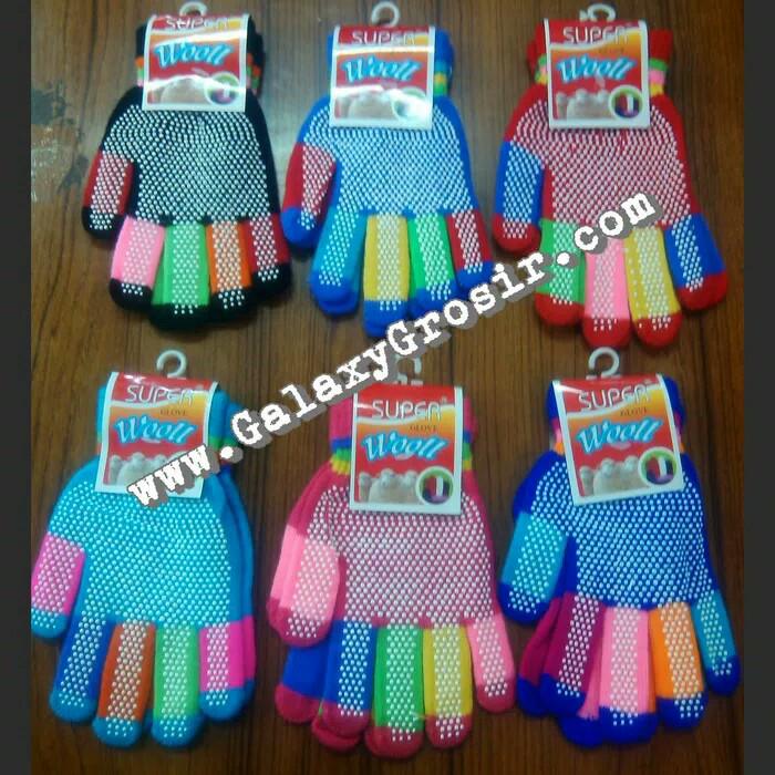 Gambar [1 LUSIN] Sarung tangan motor bintik fashion wanita warna harga grosir dari Galaxy Grosir undefined Tokopedia