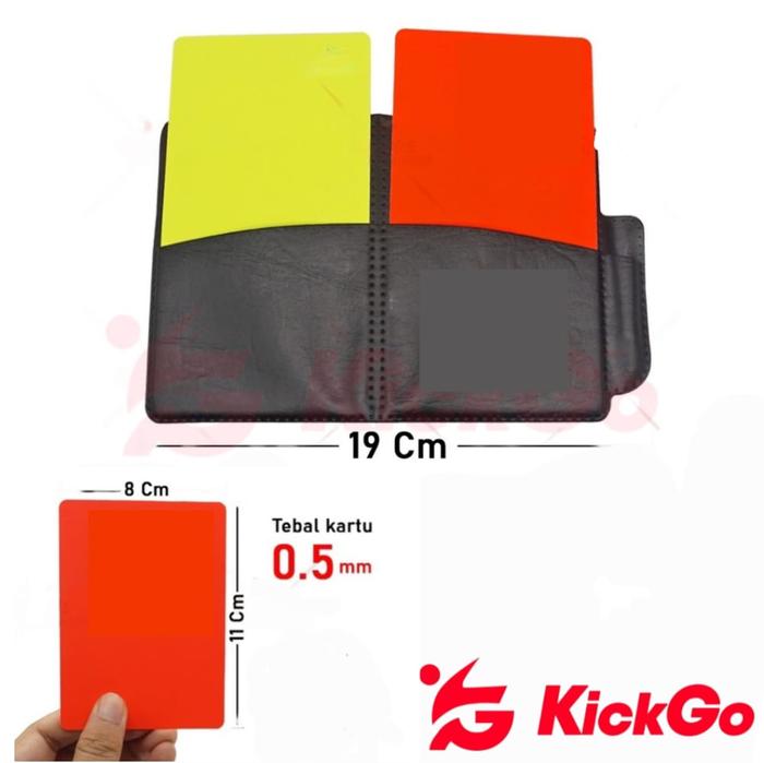 Gambar KickGo Kartu Wasit Sepakbola Bola kaki Futsal football Red Card Referee Card - KARTU_WASIT dari KickGoOfficialStore undefined Tokopedia
