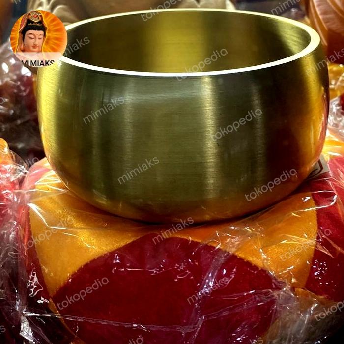 Gambar Singing Bowl Kuningan asli /Tong Cing/Tong qing 5 inch Made In Taiwan dari mimiaks undefined Tokopedia