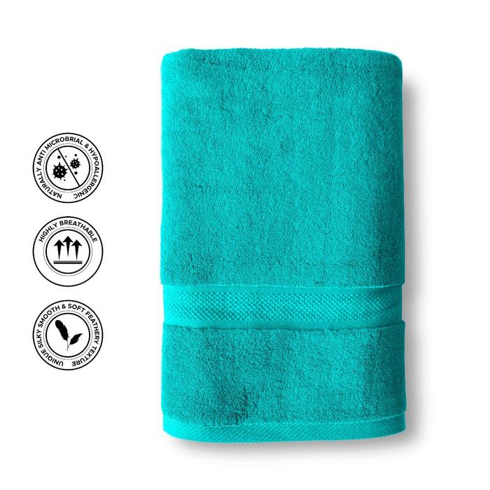 Gambar Nina MG Home Bath Towel Regent - Handuk Mandi - SAPHIRE GREEN dari yuniistoreeekids undefined Tokopedia