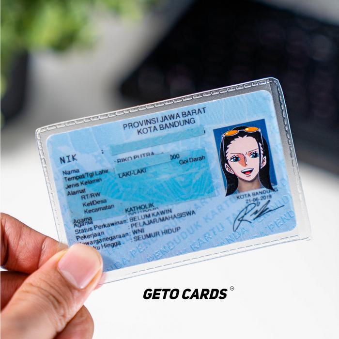 Promo Sampul Pelindung Kartu Anti Gores Untuk KTP ID CARD Design Anime ...