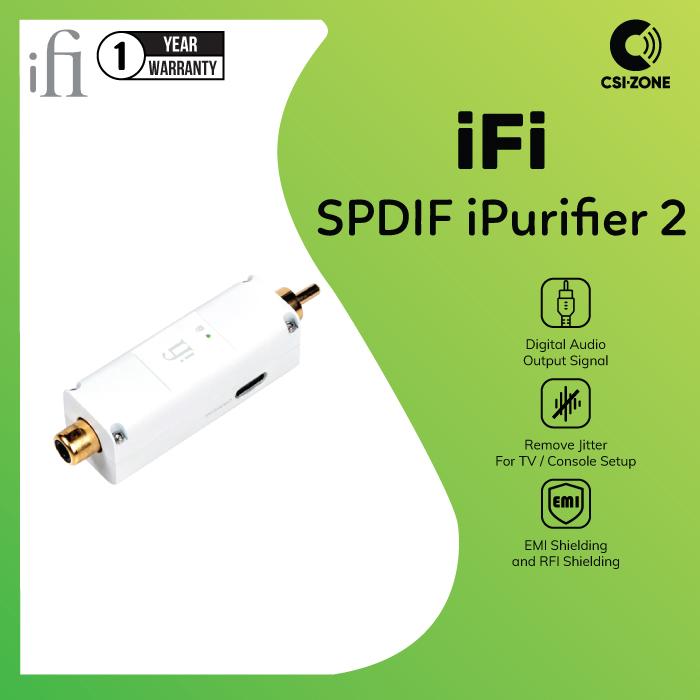 iFi audio iPurifier SPDIF2 S/PDIF(同軸/光)（iFi audio iPurifier 