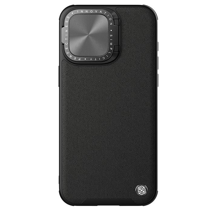 Gambar Case Iphone 15 Pro/Pro Max NILLKIN CamShield Prop Leather MagSafe - Black, Ip 15 Pro dari Orionlycom undefined Tokopedia