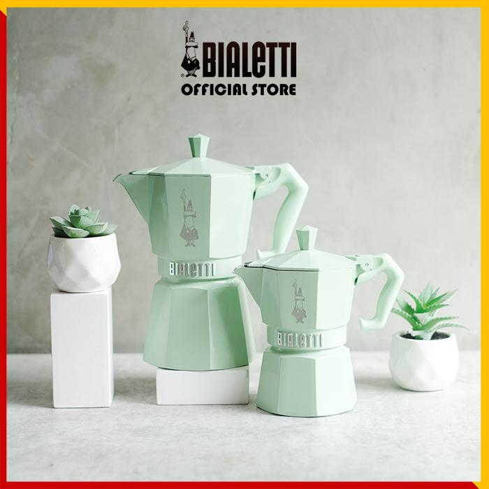 Gambar Bialetti - Mokapot Moka Exclusive Green 6 Cups Alat Seduh Kopi Manual dari Bialetti Official Store undefined Tokopedia