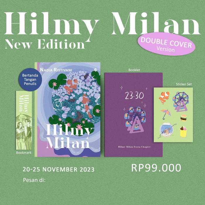 Gambar [ PROMO ] Buku Novel Hilmy Milan - Nadia Ristivani - Bumi fiksi - Double cover dari Bumi Fiksi Makassar undefined Tokopedia