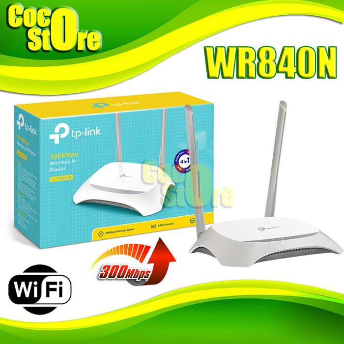 Jual TP-Link TL-WR840N Wi-Fi Wireless N Router 300 Mbps Extender AP ...