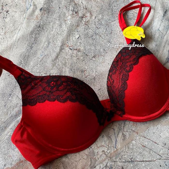 Gambar Varette Super Pushup Bombshell Satin Lace Push Up Bh Impor Nded Sale - Cherry, 38C dari PT Green Growers undefined Tokopedia