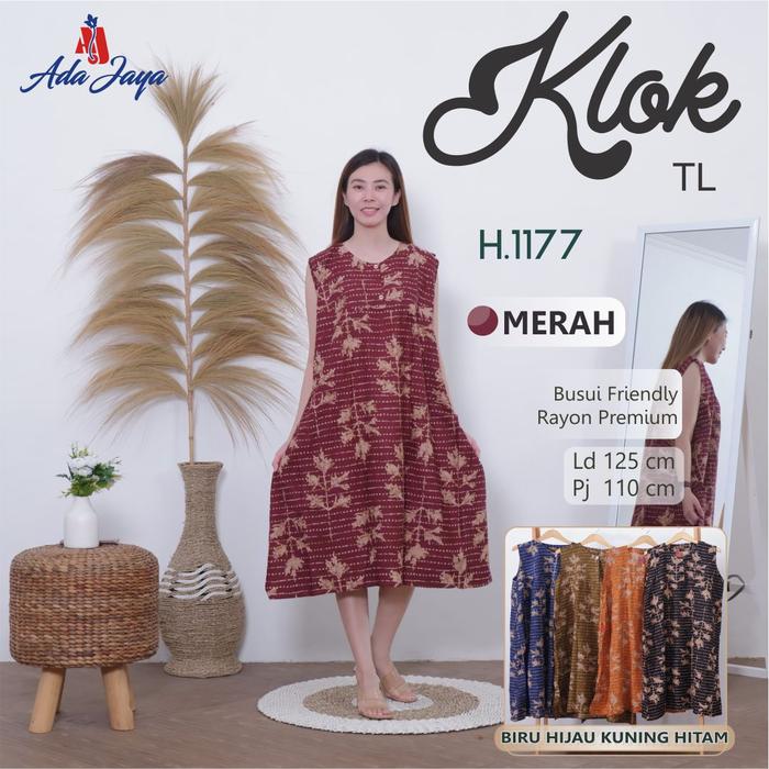 Gambar Daster Batik Ony Model Klok Tanpa Lengan Kualitas Premium L72 - h. 1177 dari Batik AdaOny undefined Tokopedia