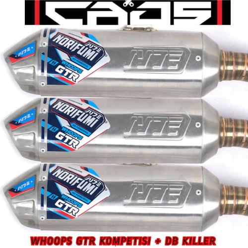 Gambar Knalpot Norifumi WHOOPS GTR Kompetisi CRF 150 L KLX 150 BF DT WR 155 - dari Caos custom retail undefined Tokopedia