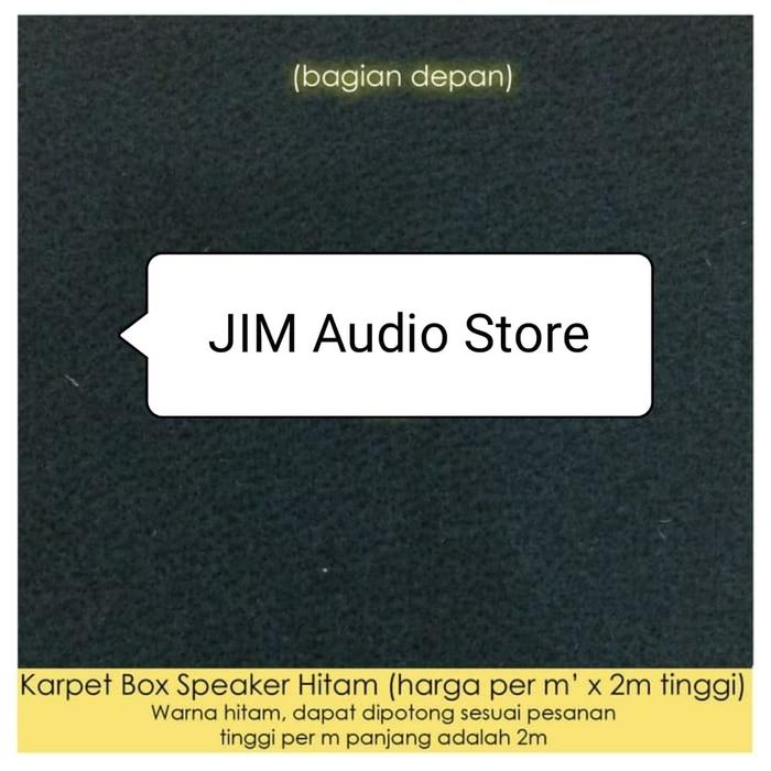 Gambar Karpet Box Speaker Hitam per setengah meter dari JIM Audio Store undefined Tokopedia