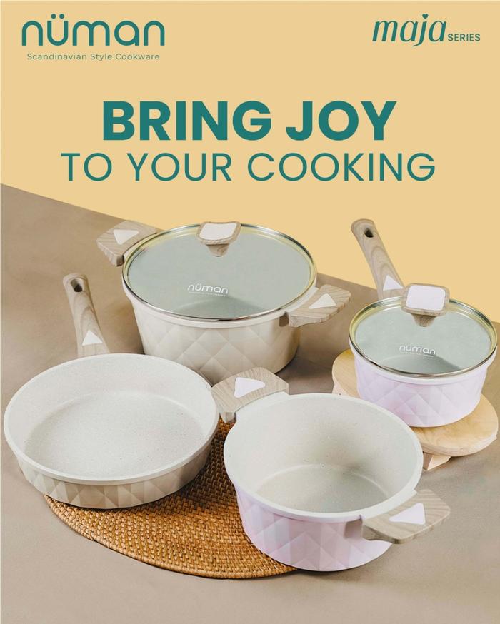 Gambar Numan SaucePan / FryPan / WokPan / Casserole Maja Series Isi 4 - PANCI SET ISI 4, VIOLET dari Sajun Electronic Serpong undefined 5 Tokopedia