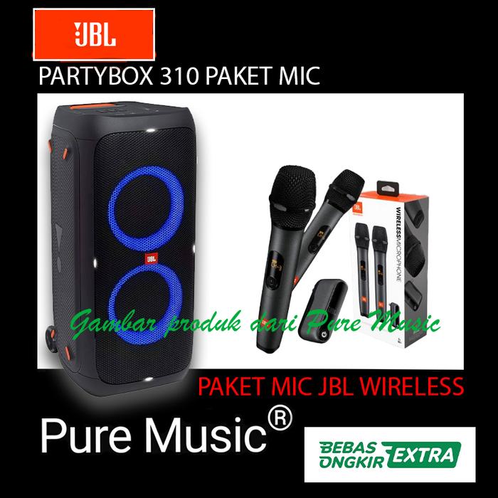 Gambar JBL Partybox 310 Speaker Party Box Bluetooth PartyBox-300 Partybox310 - DENGAN MIC JBL dari pure.music undefined Tokopedia
