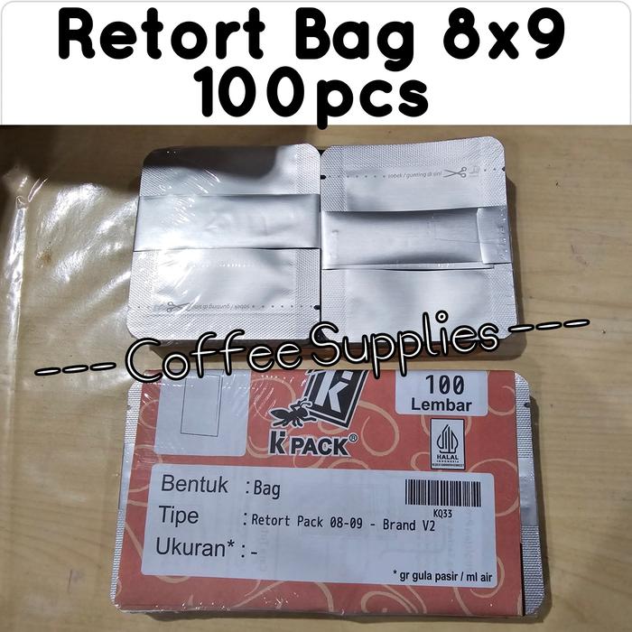 Jual Kpack RETORT BAG PACK 100pcs kantong presto kemasan alu retot ...