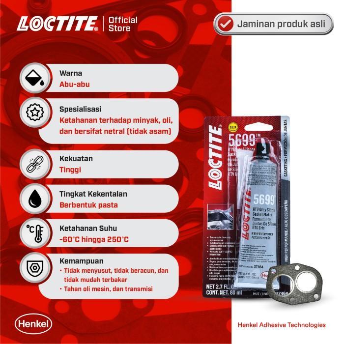 Gambar Henkel Loctite Si 5699 Gasket Sealant Lem Paking/Gasket 80 Ml Non Cod dari Kidz Planet undefined Tokopedia