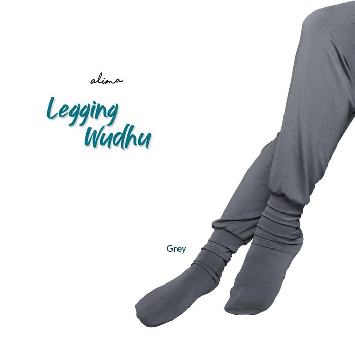 Gambar Legging Wudhu Celamis Wanita Muslimah Dewasa By Alima INDONESIA - grey dari Maera Indonesia undefined Tokopedia