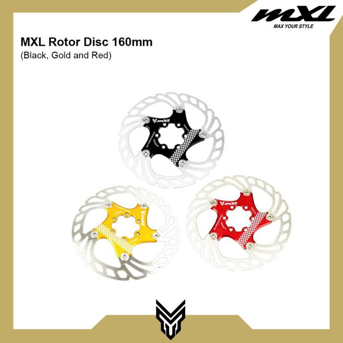 Gambar MXL Rotor Sepeda Discbrake 160mm Floating Disc Piringan Cakram Alloy - Red dari MXL Sports Indonesia undefined Tokopedia