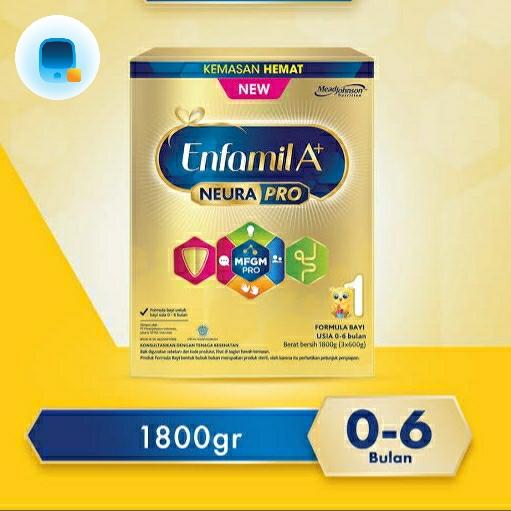 Gambar Susu Formula bayi enfamil a+ 1800gr  plain dari berkah_kita45 undefined Tokopedia
