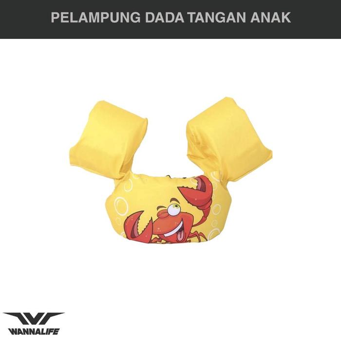 Gambar ✪ Ban Pelamng Renang Anak Tangan Dada Floating Swimming Vt - KEPITING KUNING dari averimurah undefined Tokopedia