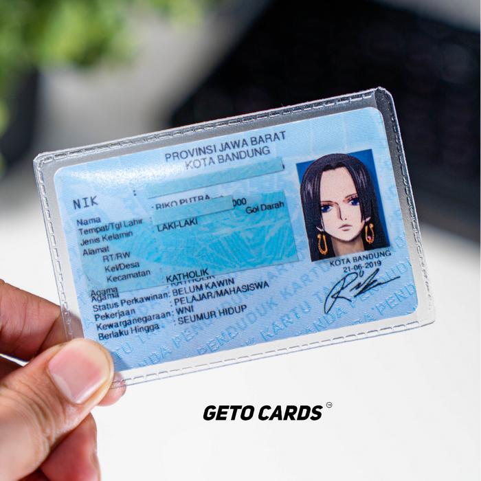 Promo Sampul Pelindung Kartu Anti Gores Untuk KTP ID CARD Design Anime ...