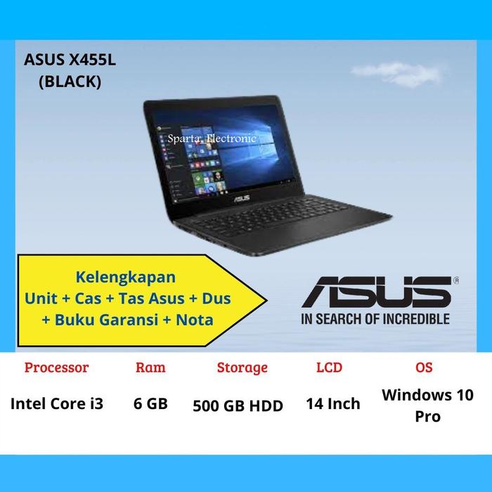 Laptop Asus A455l Core I3 A455l Ram Upgrade Asus A455l Asus R554l