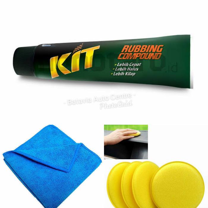 Gambar Paket Bundling Perawatan Mobil Motor Compound Lap Microfiber Sponge dari Batavia Auto Centre undefined Tokopedia