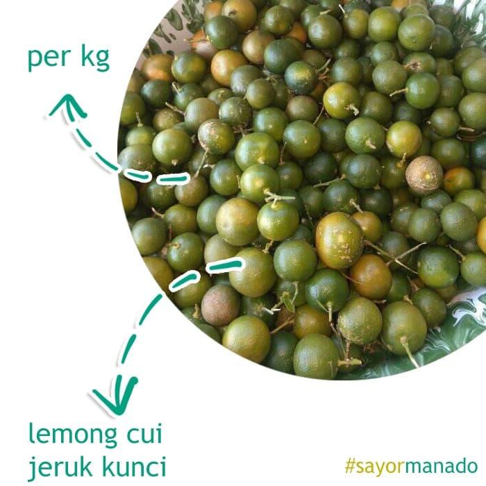 Gambar Jeruk Lemon Cui / Lemon Ikan / Jeruk Kunci Khas Manado Per 1 KG dari Sayor Manado undefined Tokopedia