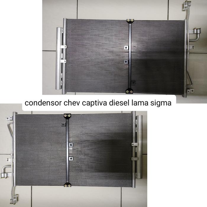 Gambar Condensor Condenser AC Chevrolet Captiva Diesel Lama - Sigma / Pokka dari Sparepart AC Mobil Medan undefined Tokopedia