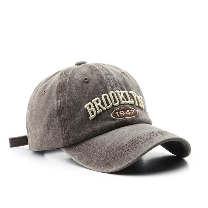 Gambar Topi  Outdoor Pria Wanita QUICK DRY Topi Olahraga Baseball CAP Premium - BROOKLYN Coklat dari Mr Ori undefined Tokopedia