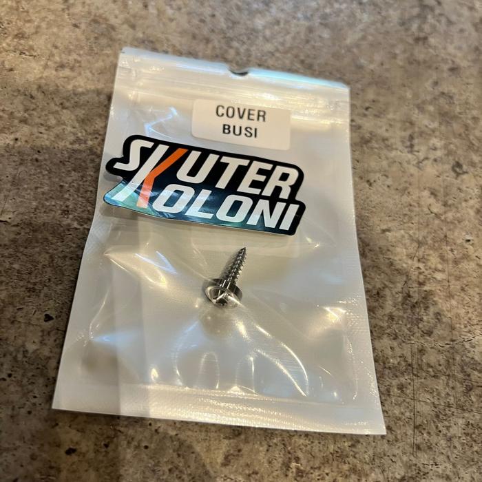 Gambar Titanium Bolt Baut Cover Tutup Busi Vespa Sprint LX S Sprint Primaver - silver dari skuterkoloni undefined Tokopedia