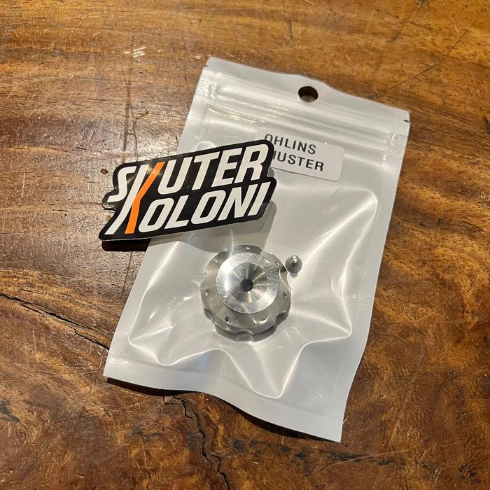Gambar Titanium ohlins Adjuster Preload Cap universal ohlins Vespa & motor - silver dari skuterkoloni undefined Tokopedia