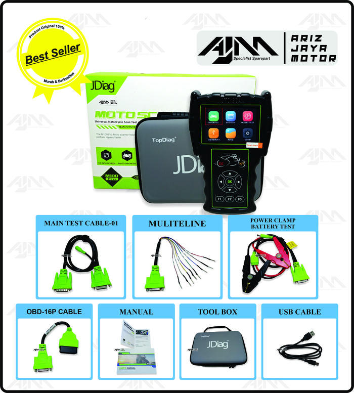Gambar SCANNER JDIAG M100 PRO-ALAT RESET MOTOR TERBARU J Diag M 100 PRO - M100 PRO BASIC dari Ariz Jaya Motor undefined Tokopedia