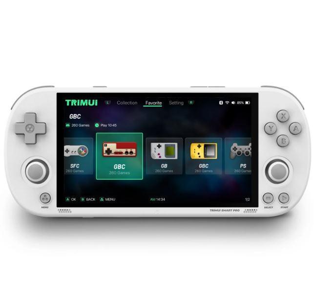 Gambar TRIMUI Smart Pro Portable Handheld Retro Video Game Console Player PSP - White, 128GB With Game dari EC Store Jakarta undefined Tokopedia