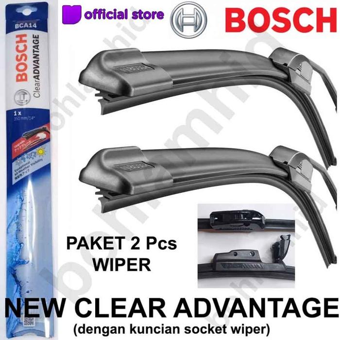 Gambar WIPER MOBIL INNOVA REBORN BOSCH CLEAR ADVANTAGE 26 16 2Pcs (kn-kr) - Clear Advantage, 26 16 dari bohlamhid undefined Tokopedia
