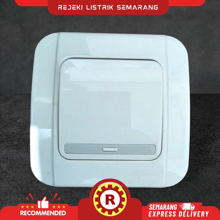 Gambar SAKLAR BROCO MODEL GALEO ENGKEL DAN SERI, SAKLAR MODERN WARNA PUTIH - Engkel dari Rejeki Listrik Semarang undefined Tokopedia