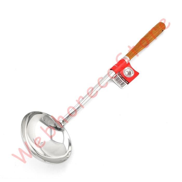 Gambar Zebra Chinese Ladle 5" Wood Handle/ Centong Sop Masak Kuah Gagang Kayu dari Webhorecastore undefined Tokopedia