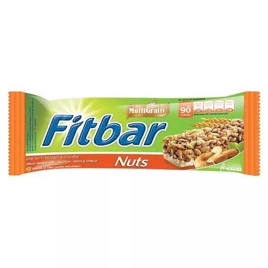 Gambar Cemilan Diet Sehat Fitbar Multigrain 22Gram Snack Sereal Bar Nuts dari Gwee Foodlz undefined Tokopedia