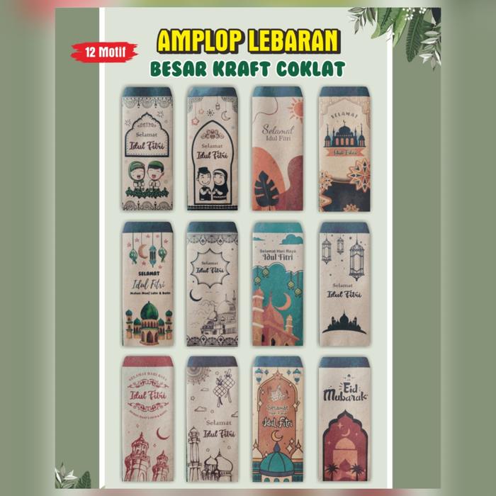 Gambar GROSIR amplop lebaran (panjang) - Islami Kraft dari UyanShop undefined Tokopedia