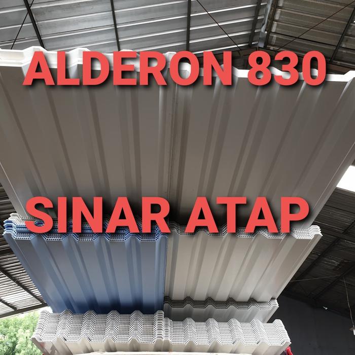 Jual Atap ALDERON Lebar Efektif 830 PUTIH DOFF uk 2 Meter Kota