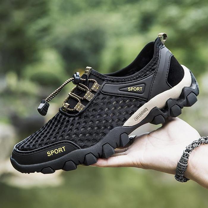 Gambar SEPATU SNEAKERS PRIA - SEPATU SPORT SPORTUREDO STONGER SEPATU HIKING - Hitam, 39 dari merlinamall undefined Tokopedia