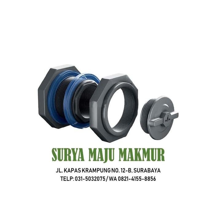 Gambar Penguin Bulkhead Fitting 2 Inch Kopling Tandon Toren Air dari Surya Maju Makmur undefined Tokopedia