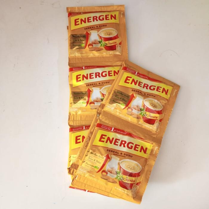 Gambar (1 Renceng 10 Pcs) Energen Sereal dan Susu Berenergi / Energen Sereal - Vanilla dari Lakerta undefined Tokopedia